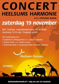 Concert Symfonisch Leerlingen Orkest en Heelsums Harmonie
